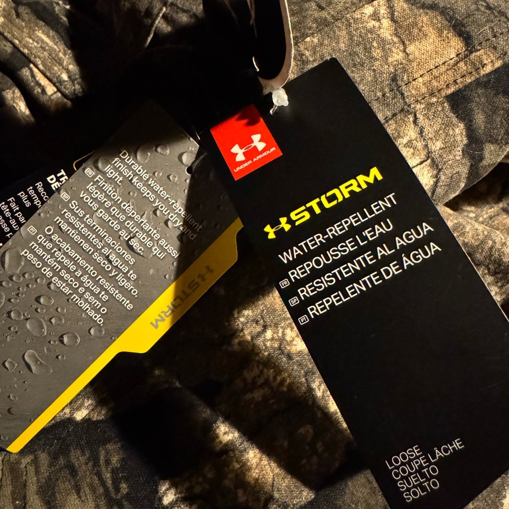 🆕 NWT Under Armour RealTree Timber Brown Straight Loose 40x30 STORM Camo Pants - Picture 13 of 13